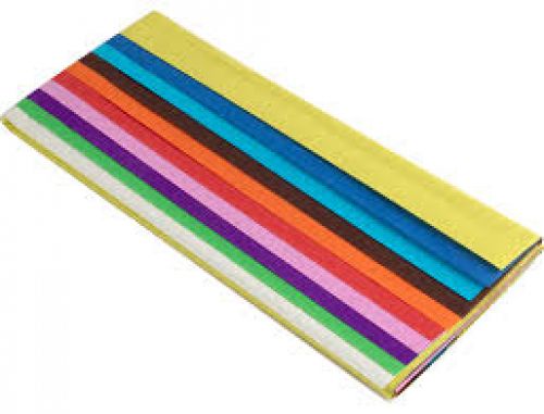 Papel Seda 50x70cm 10 Folhas Cores Sortidas ,  , 123Z18051 , 4001868056013